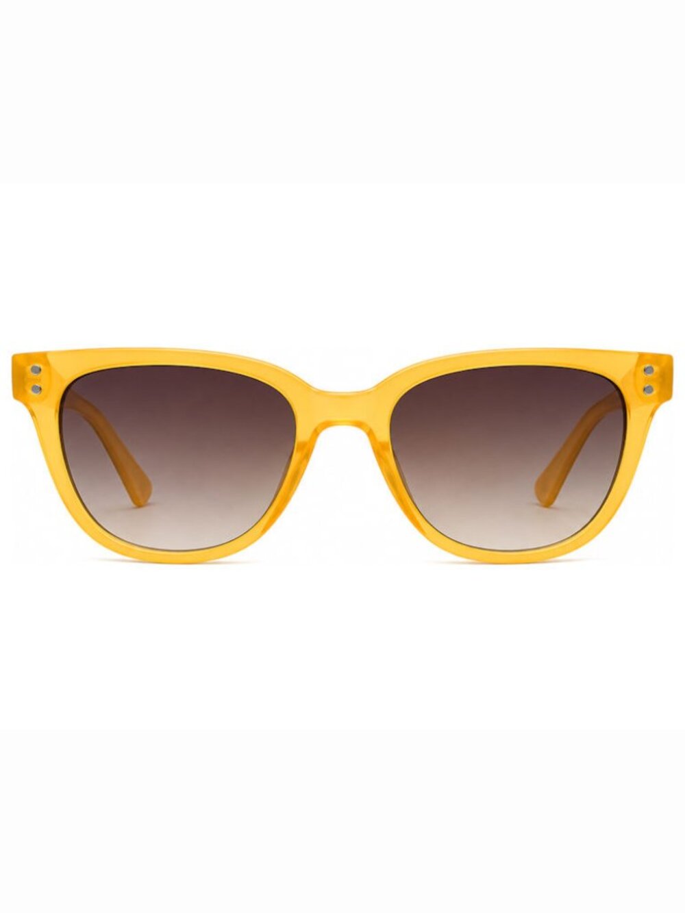 BCBG 1052CE-278 Sunshine Yellow Square Frame / Gray Yellow Lenses Sunglasses